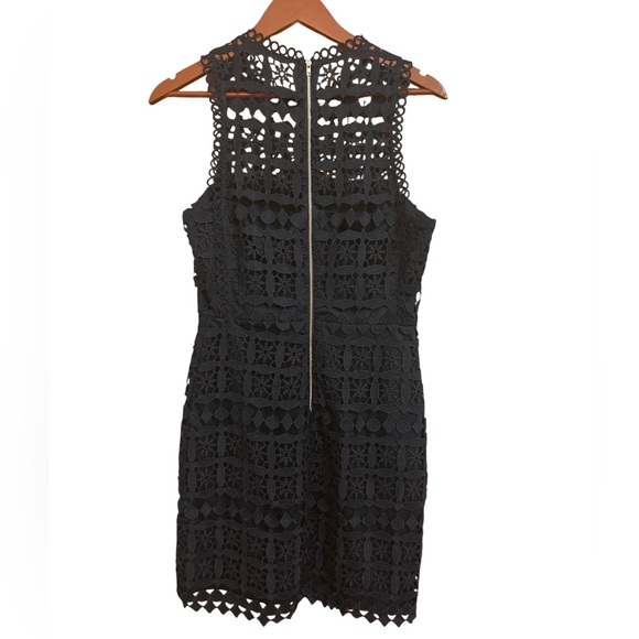 Lulus Pay Tribute Navy Blue Crochet Lace Dress -Size M - Picture 9 of 13